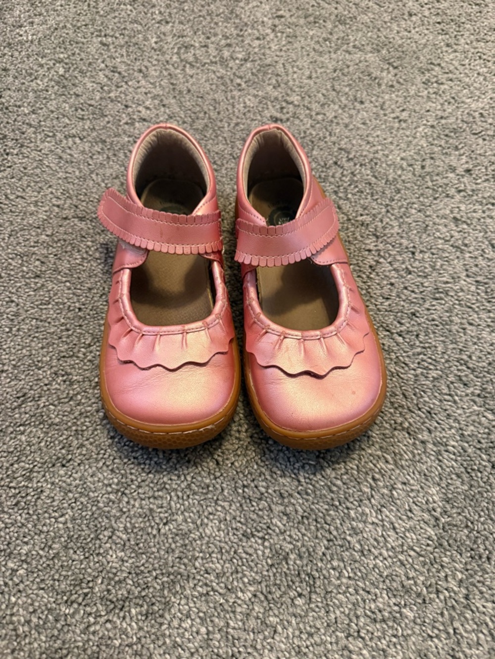 Livie & Luca Pink Ruche Mary Jane Shoes Sz 13 - Picture 2 of 5
